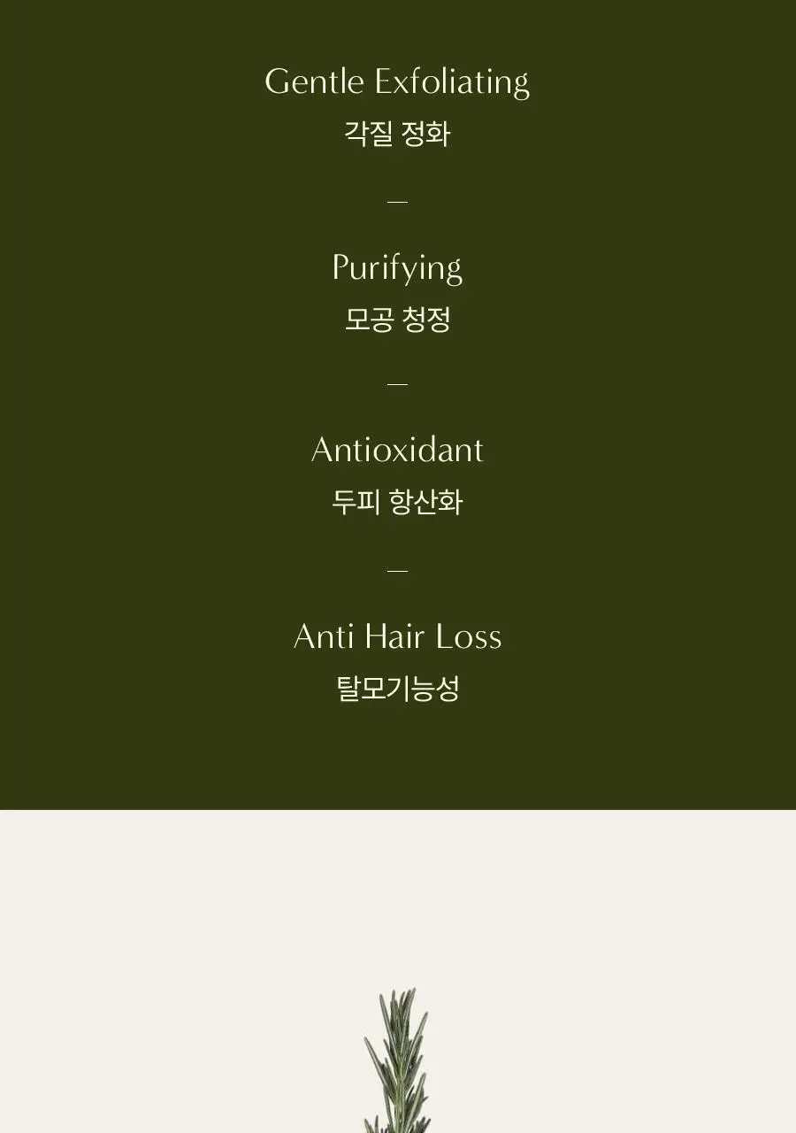 [두피항산화/두피소금스크럽] 아로마티카 탈모증상완화 로즈마리 스칼프 스크럽 165g 상세페이지 3